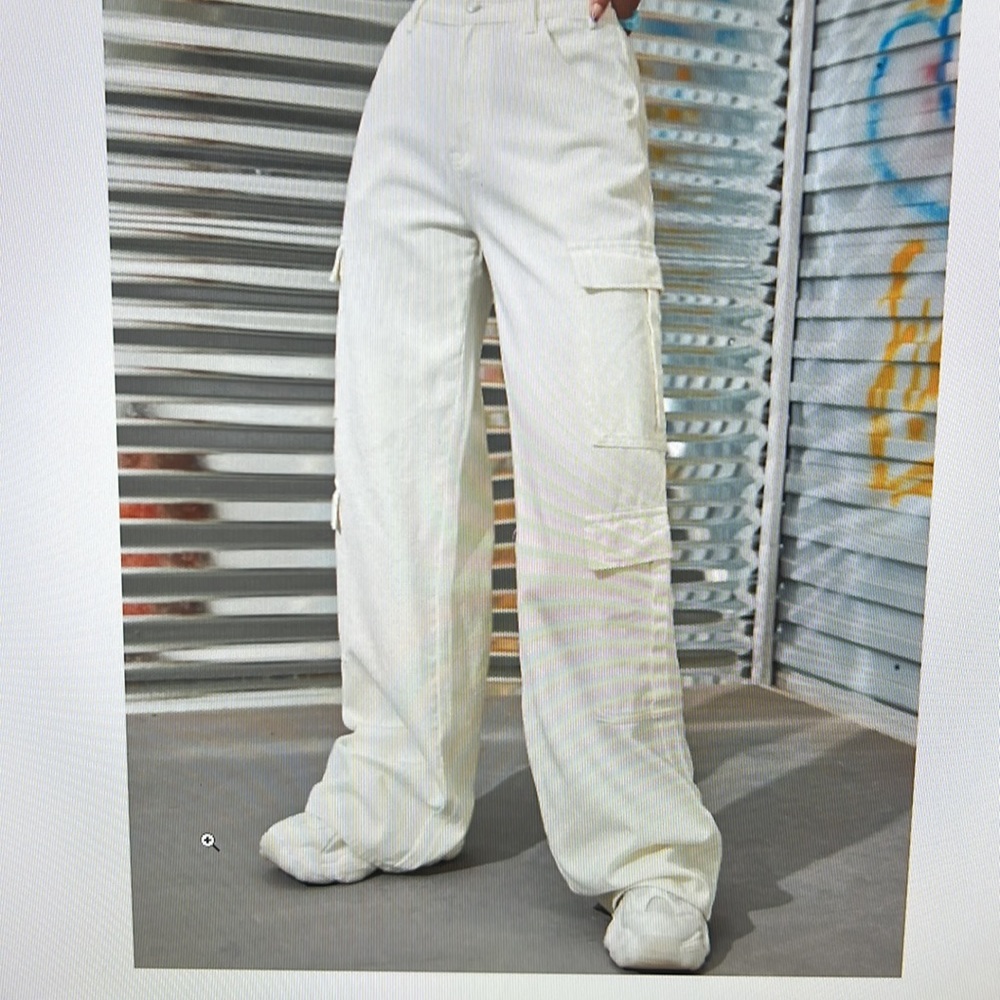 Shein White Cargo Pants *NEW*